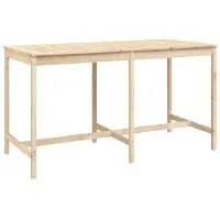 vidaXL Tuintafel 203,5x90x110 cm massief grenenhout