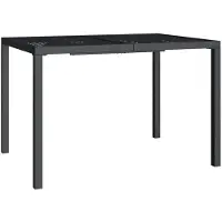 vidaXL Tuintafel 110x80x72 cm staal antracietkleurig