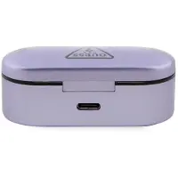 GUESS True Wireless Driehoeklogo BT5.0 4H Stereo oortelefoon Paars (ANC, Draadloze), Koptelefoon, Paars