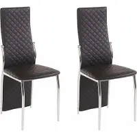 Notio Living Wilson-Eetkamerstoel 2 Pack Zwart