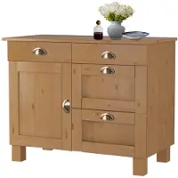 Notio Living Toscana-CupBoard - 4-Laden 1-Deur - Gebeitst