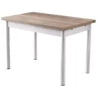 Skye Decor , Polo - 1302, Eettafel, eikenhout, melamine-gecoat spaanplaat, 110 x 75 x 70 cm