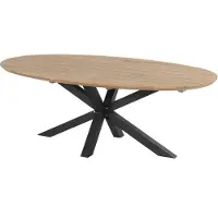 Hartman 53631208 Stephanie Dining Tuintafel Zwart - 240 x 140 x 76 cm