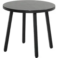 Hartman Tuintafel Livorno Round Bistro Table Xerix Antracite Ceramic Glass Top 75 cm