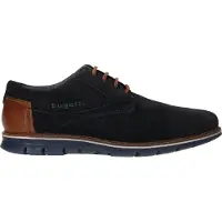 Bugatti Veterschoen 'Simone' nachtblauw / cognac