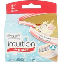 Wilkinson Intuition - Scheermesjes - Dry Skin - Kokosmelk & Amandelolie - Paars (3 stuks)