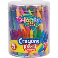 COLORINO Kleurrijke Wasco Loodjes Set - 64 Stuks, 20 Kleuren XXL