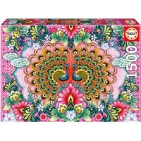 Educa - puzzel - 1500 stuks - bengaalse pauwen