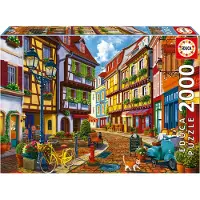 Educa - puzzel - 2000 stuks - stralende straat