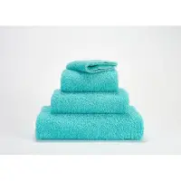Abyss & Habidecor Gezichtsdoekje Super Pile Turquoise (30 x 30 cm)