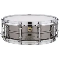 Ludwig Black Beauty Snare LB416KT, 14"x5", Hammered, Tube Lugs - Snare drum
