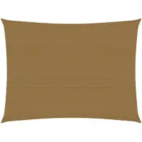 vidaXL Zonnezeil 160 g/m² 3x4 m HDPE taupe