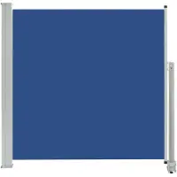 vidaXL Tuinscherm uittrekbaar 160x300 cm blauw