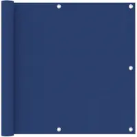 vidaXL Balkonscherm 90x500 cm oxford stof blauw