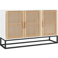 vidaXL Dressoir 105x30x65 cm bewerkt hout wit