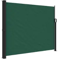vidaXL Windscherm uittrekbaar 160x500 cm donkergroen