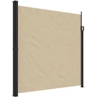 vidaXL Windscherm uittrekbaar 200x300 cm beige