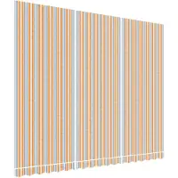 vidaXL Vervangingsdoek voor luifel 430x345 cm polyester oranje en blauw
