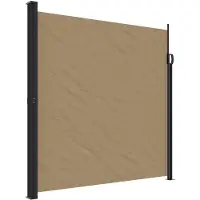 vidaXL Windscherm uittrekbaar 200x500 cm taupe