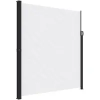vidaXL Windscherm uittrekbaar 220x300 cm wit