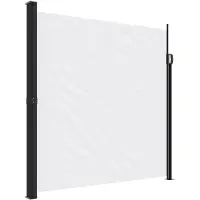 vidaXL Windscherm uittrekbaar 200x500 cm wit