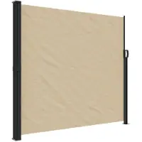 vidaXL Windscherm uittrekbaar 180x300 cm beige