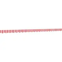 vidaXL Vervangingsdoek voor luifelrok gestreept 480x20 cm rood en wit