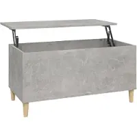vidaXL Salontafel 90x44,5x45 cm bewerkt hout betongrijs