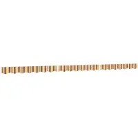 vidaXL Vervangingsdoek voor luifelrok gestreept 480x20 cm geel en grijs