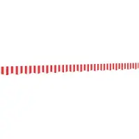vidaXL Vervangingsdoek voor luifelrok gestreept 380x20 cm rood en wit