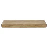 Hoyz wandplank sleek 118cm massief mango zandkleur
