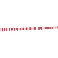 vidaXL Vervangingsdoek voor luifelrok gestreept 4,5 m rood en wit