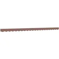 vidaXL Vervangingsdoek voor luifelrok gestreept 480x20 cm bruin