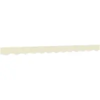vidaXL Vervangingsdoek voor luifelrok gestreept 280x20 cm crèmekleurig