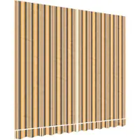 vidaXL Vervangingsdoek voor luifel 280x245 cm polyester oranje en zwart