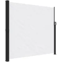 vidaXL Windscherm uittrekbaar 180x500 cm wit