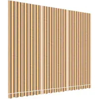 vidaXL Vervangingsdoek voor luifel 430x345 cm polyester oranje en zwart