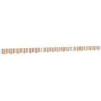 vidaXL Vervangingsdoek voor luifelrok gestreept 430x20 cm meerkleurig