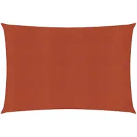 vidaXL Zonnezeil 160 g/m² 5x7 m HDPE terracottakleurig