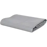 vidaXL Dekzeil 650 g/m² 2,5x3,5 m grijs