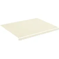 vidaXL Vervangingsdoek voor luifel 450x350 cm polyester crèmekleurig
