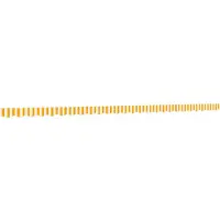 vidaXL Vervangingsdoek voor luifelrok gestreept 600 cm geel en wit