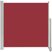 vidaXL - Tuinscherm - uittrekbaar - 160x300 - cm - rood