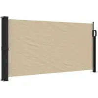 vidaXL Windscherm uittrekbaar 100x300 cm beige