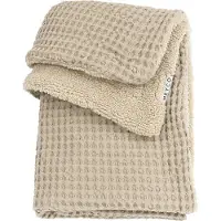 Meyco Baby Waffle Tog 2.0 75x100 Cm Minicrib Blanket Beige Kinderen