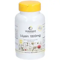 Warnke Vitalstoffe Vitalstoffe | L-lysine 1000 mg 100 St Tabletten