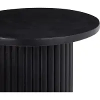 Beliani LEMONT - Salontafel - Zwart - Mangohout