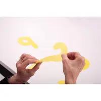TickiT Siliconen cijfers - geel