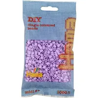 HAMA Beads Hama - 1 000 standaard MIDI strijkkralen (Ø5 mm) Pastel lila