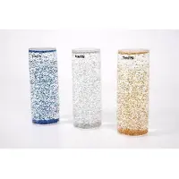 TickiT Sensorische Glitterstorm Set (3-delig) – Rustgevende Glitterflessen in Goud, Zilver & Blauw – Sensorisch Speelgoed voor Focus, Ontspanning & Leren – Vanaf 3 Jaar